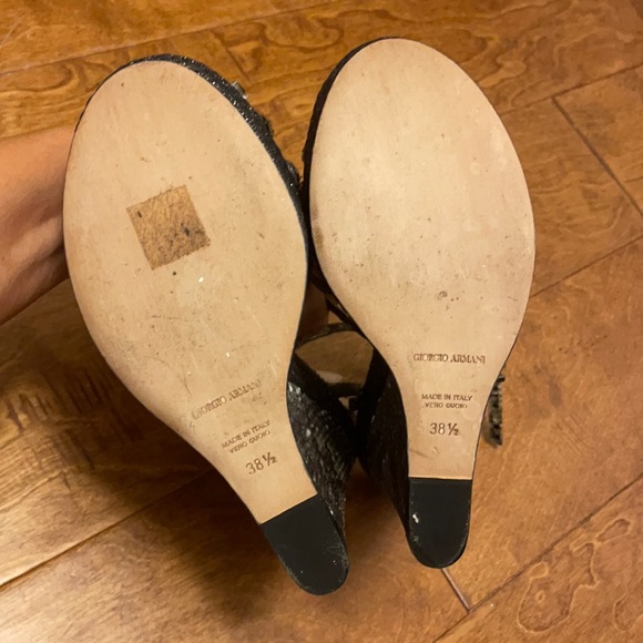 Giorgio Armani python wedge πΊ - Picture 8 of 8